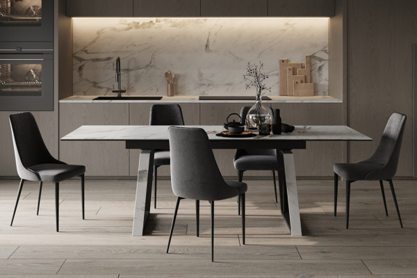 Стул B240 (B240 SMOKE VL17, BK VD)